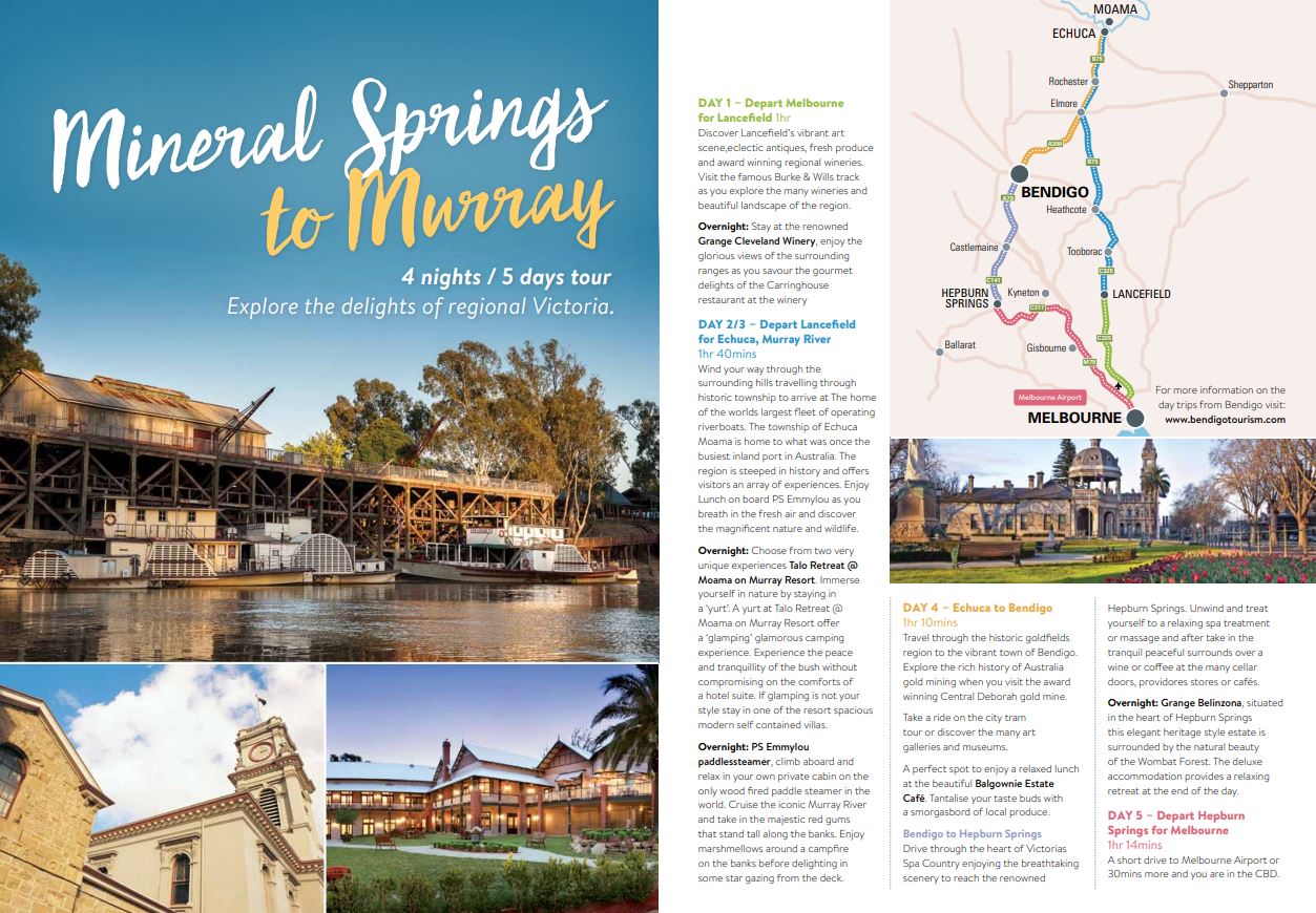 mineral springs to the murray