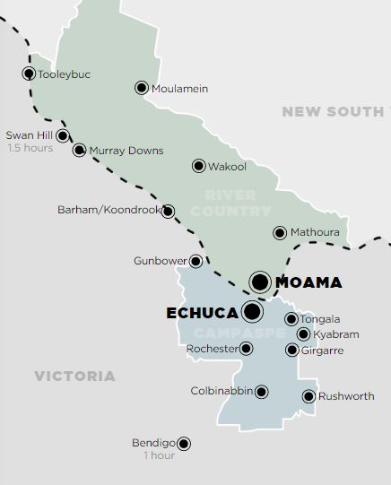 Echuca Map